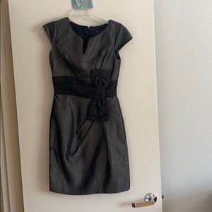 Grey with black detail max & Cleo dress (2)